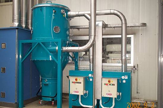 Industrial central dust removal system